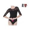 ProDance Mesh Simple Long Sleeve Ballet Leotard PLL005N (XXXL, Gray)