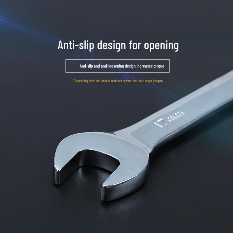 Quick Ratchet Dual-Use Open-End Combination Wrench Set for Auto Repair