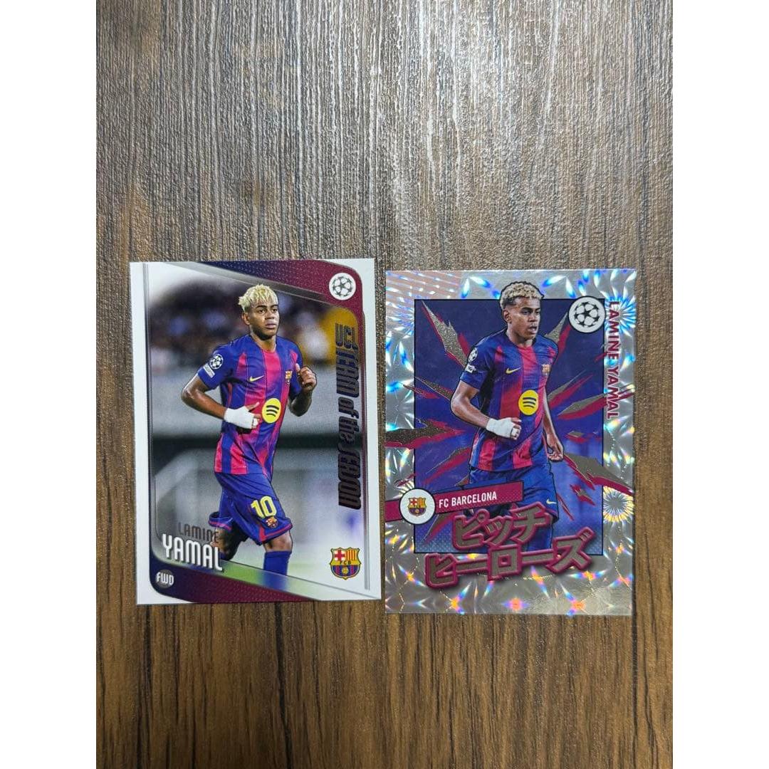 Used Topps Lamine Yamal 2 Piece Set FC Barcelona