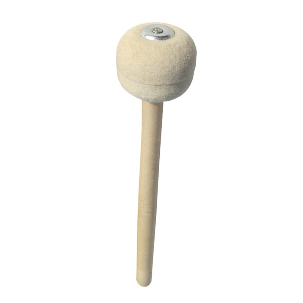 1 Pc Drum Beater Wool Felt Long Handle Maple Wood Musical Instrument ...
