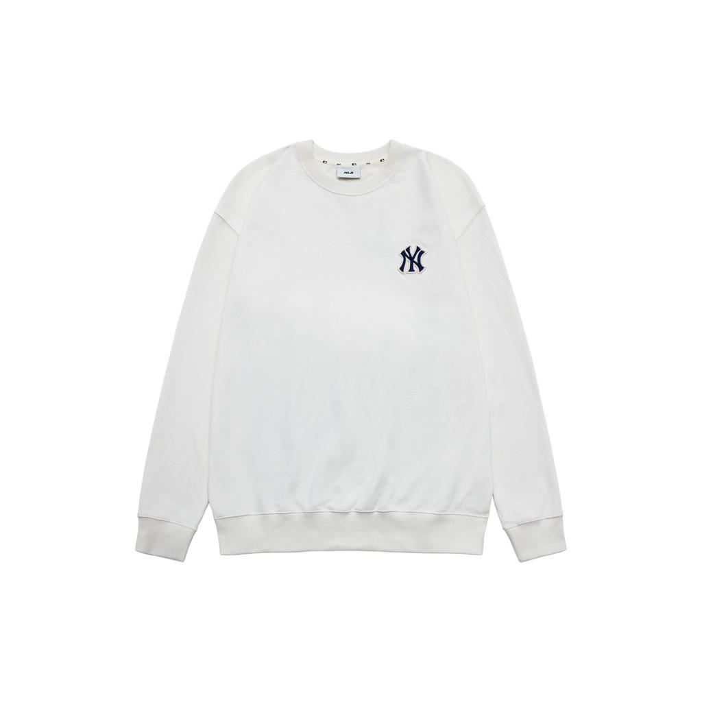 MLB FW23 New York Yankees Retro Gradient Crewneck Sweatshirt Unisex sweatshirt White 3AMTM0234-50CRD