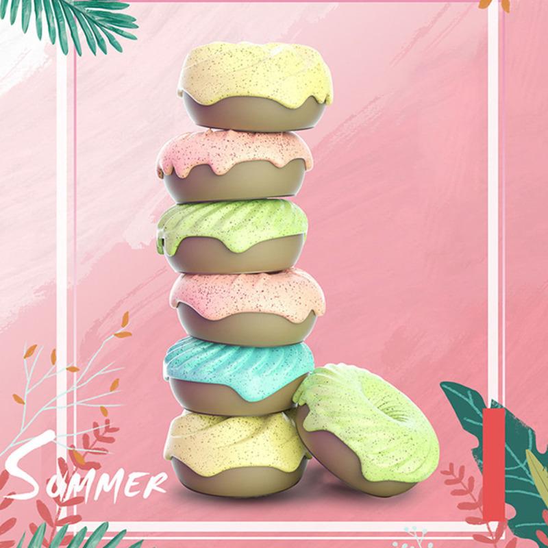 4pcs/set Donut-shaped Pet Deodorant Multipurpose Office Home Car Air Freshener Aromatherapy
