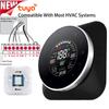 TUYA WIFI 24VAC AIR SOURCE Heat Pump Thermostat for HVAC System - Compatible With Boiler, Air Energy Works with Alexa, Google