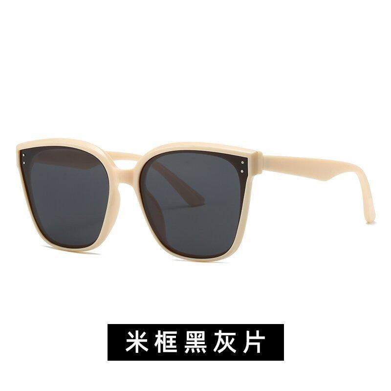 Metal Hinge Tac Polarized Gm Sunglasses Women'S High-End Feeling Driving Sun Protection Uv Protection Big Face Thin Moisture