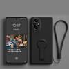Folyékony szilikon teljes kameravédős, ütésálló, támasztós tok Xiaomi 17T Pro 15T Pro 17 Pro Max 17 Ultra készülékekhez, elvesztésgátló zsinóros tok