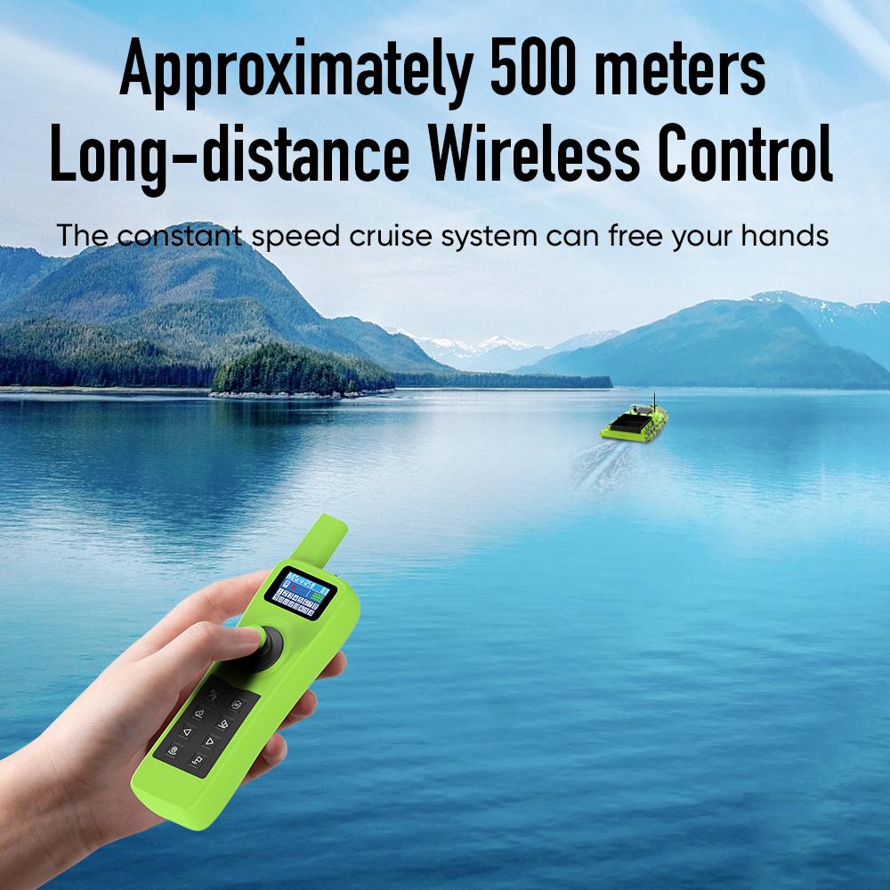 LOKEEVAN D32ED GPS Fishing Bait Boat 12000mAh GPS+Beidou Dual System 500m Remote Control Distance