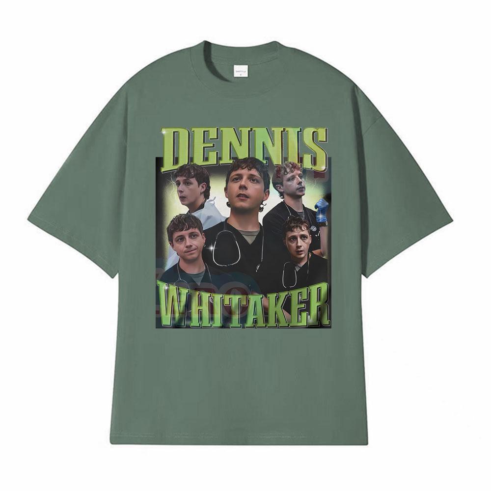 Dr Dennis Whitaker Unisex Print T Shirts Unisex Women Fashion Summer Short Sleeve T-shirt High Quality Oversized T Shirt Streetwear
