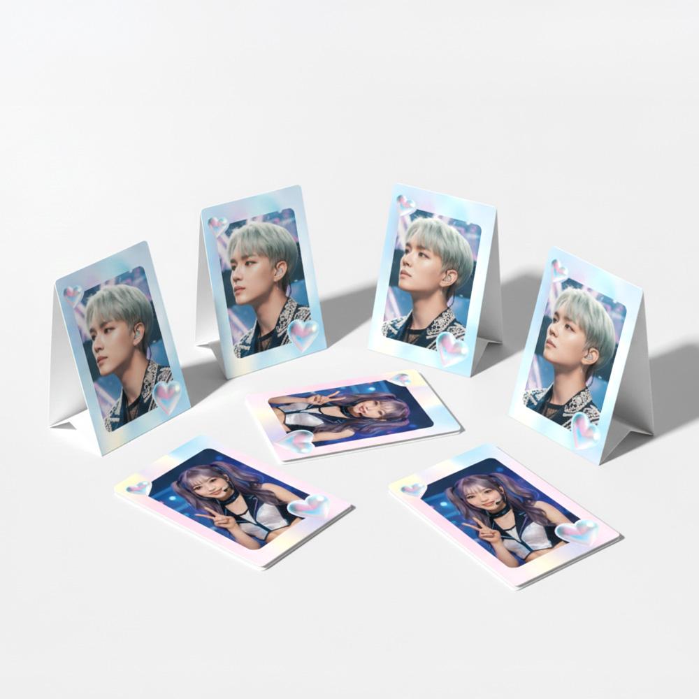 SIXKSHOP Double-Sided Photocard Stand Frame – K-POP Photo Holder