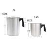 1.2L/3L Durable Home Pouring Candle Melting Pot Pitcher Jug Wax Cup Soap Chocolate Making