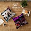 Kpop B-Babymonster Anime Cushion Cover Inches Farmhouse Decor Home Throw Pillow Covers For Couch Decorations