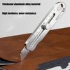 Utility Knife All Steel Thickened Stainless Steel Cutting Paper Wallpaper Knife Industrial Grade Ultra-sharp Durable Metal Blade
