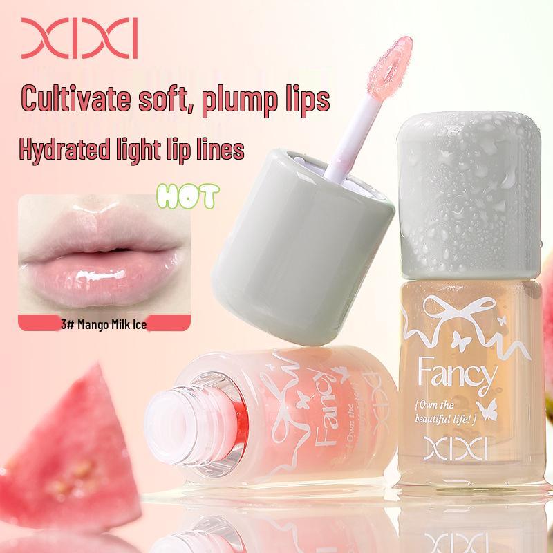 Xixi Lip Oil: Light & Moisturizing with Mirror Shine for Plump, Hydrated Lips. Perfect for Autumn/Winter To Prevent Dryness & Cracking.