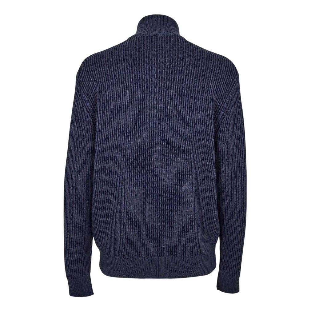Burberry Mens Zip Funnel Neck Cardigan