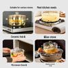 Qiwei High Borosilicate Glass Milk & Soup Pot