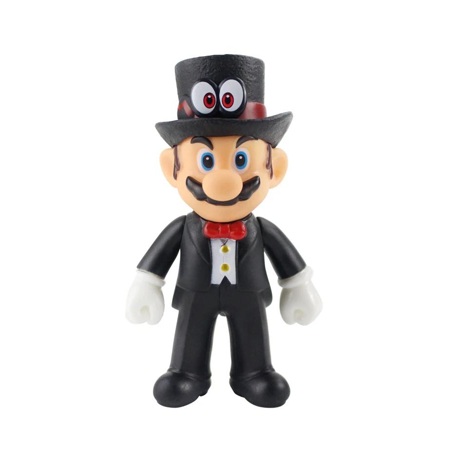 Super Mario Bros Zeichentrickfiguren Modell Geburtstagsgeschenk Anime Figuren Luigi Yoshi Mario Kreatives Sammlermodell Spielzeug.*