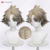 Rudo Surebrec Cosplay Perücke 25cm Gelbe Flachsfarbe Farbverlauf Perücken Für Männer Cosplay Kostüme Anime Perücke Hitzebeständiges Synthetisches Haar