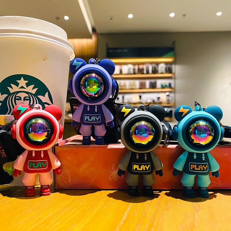 Flash Trendy Cartoon Bear Keychain Ideal For Corporate And Meeting Gifts