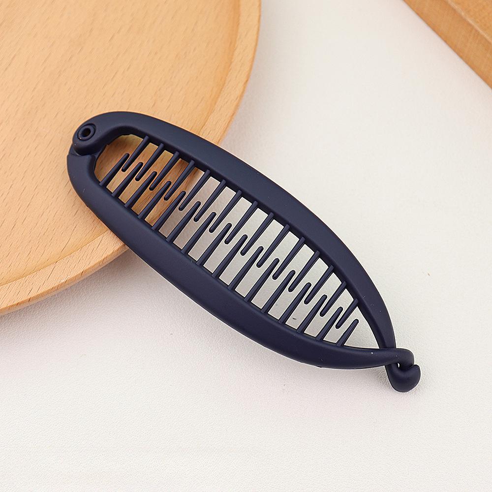 Multi-Sizes Fish Shaped Hair Clip Claw Ponytail Holder for Women Girls Banana Clips Crabs Black Women Hair Styling Accessories