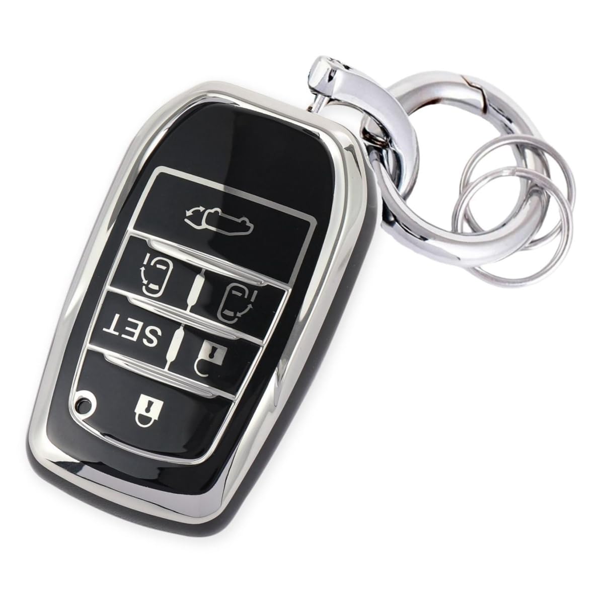 [HOYZE] Alphard 30 Series Key Case Key Cover Cute Car key case серебряный