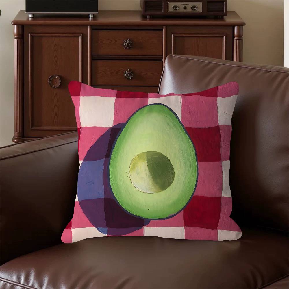 Fruit Pattern Cartoon Cushion Cover Pillowcase Upholstery Sofa Throw Pillow Home Decor Pillowcas