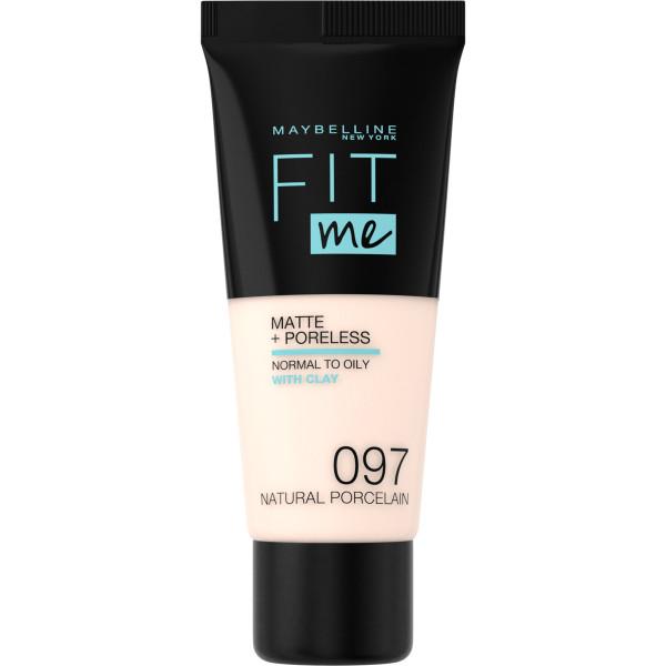 Maybelline Fit Me Matujący podkład do twarzy 097 Natural Porcelain, 30 ml