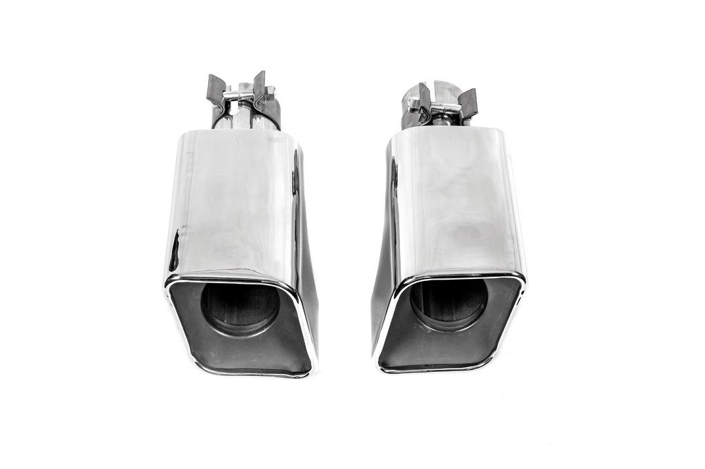 Насадки на глушитель V2 (2 шт, нерж) для Range Rover Sport 2005-2013 гг