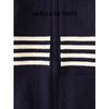 French Arielle De Pinto Boys' Knitwear Autumn and Winter Korean Style Casual Stripesd Cardigan Boys' Sweater