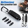 Wear-resistant Outdoor EDC Keychain Steel Material Portable Repair Tools  Multi-purpose