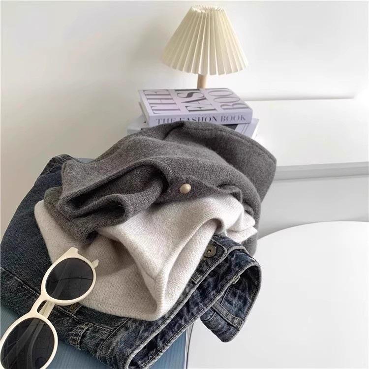 Women's Wool Cardigan Vest: Autumn/Winter Temperament Knit Top