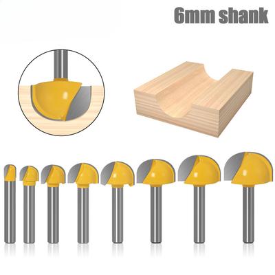 6 Handle Round Bottom 6, 8, 10, 12, 16, 18, 20, 22, 25 Diameter Round Head Knife Woodworking Semicircular Relief Knife Ball Head