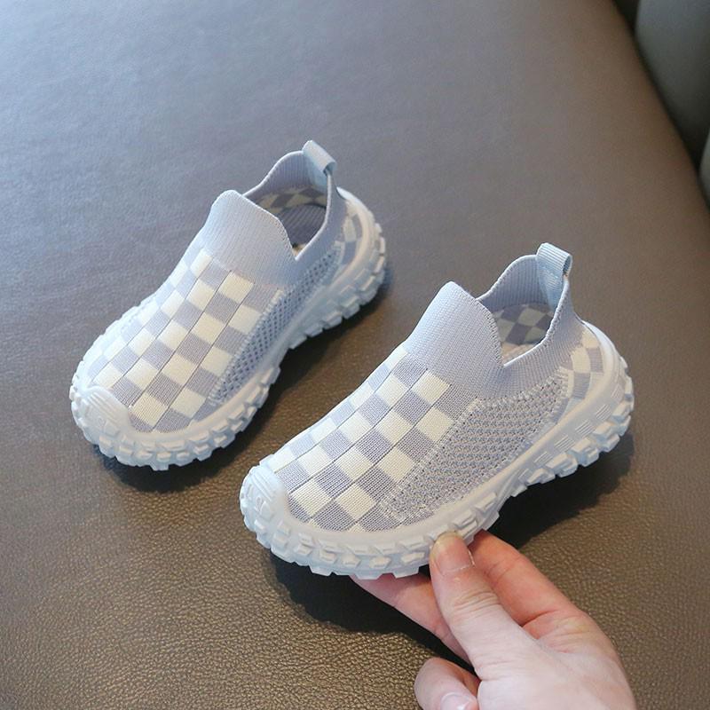 Children's Slip-On Mesh Sneakers for Boys and Girls - 2025 New Indoor Kindergarten Sock Shoes
