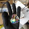 40mm Chandelier Crystal Love-heart Shaped Prisms Rainbows Maker Crystal Glass Prism Suncatchers Crafts Gift Garden Decor