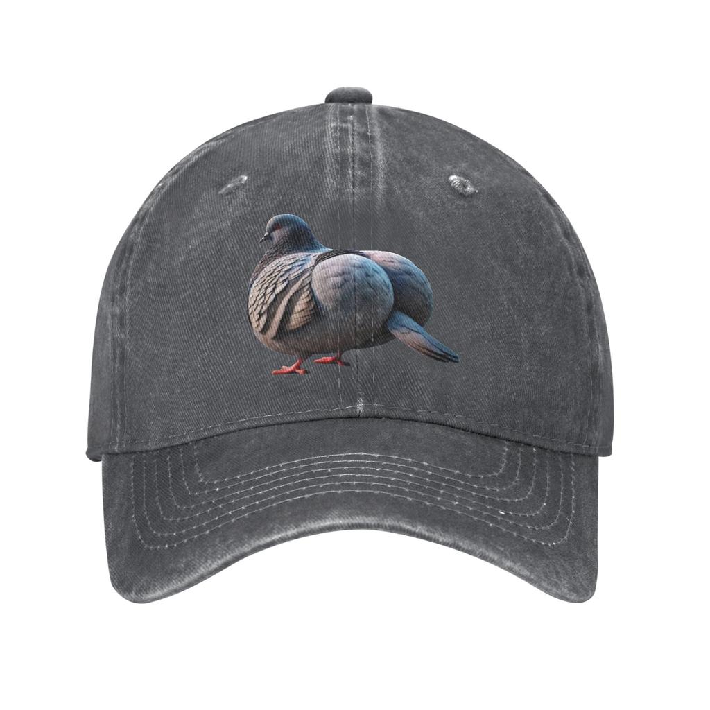 Big Booty Baseball Caps Peaked Cap Pigeon Meme Sun Shade Hats for Unisex