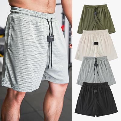 Men's American Sports Basketball Shorts Summer Loose Fitness Running Pants Mesh Comfortable and Breathable Scanties Jogging