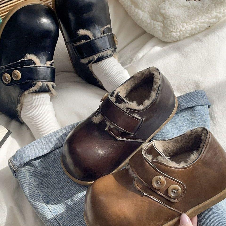 Women's Large Size Soft Elastic Winter Warm Cold Padded Snow Boots Non-slip Wear Outdoor Leisure Sports Cotton Boots Bread Shoes