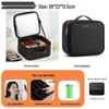 LED Mirror Makeup Bag: Spacious Handbag for Skincare & Cosmetics Storage
