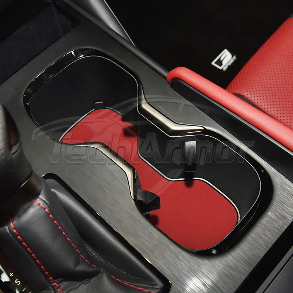 Suede Cup Holder Pad for Lexus ES 2022-2025 Center Console Coaster Interior Car Accessory