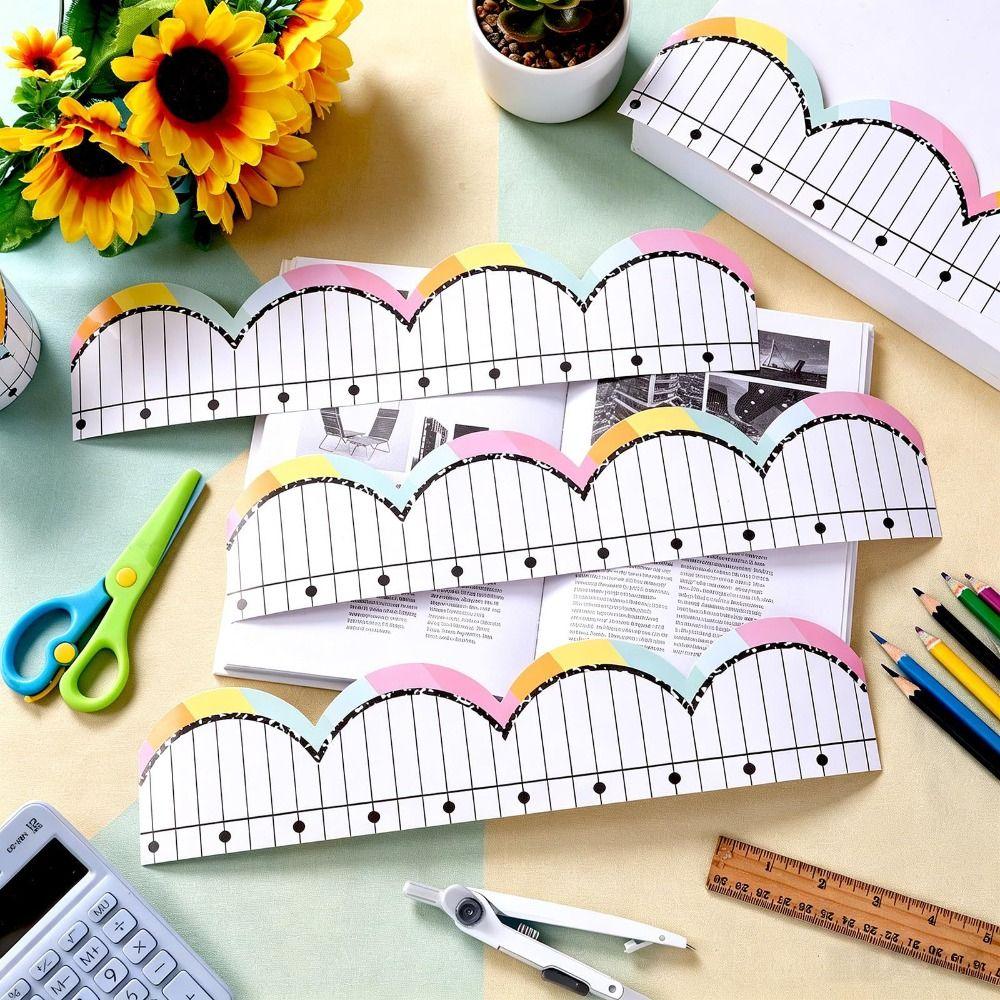 10m/roll Classroom Border Sticker Self Adhesive Bulletin Board Trim Chalkboard Decoration