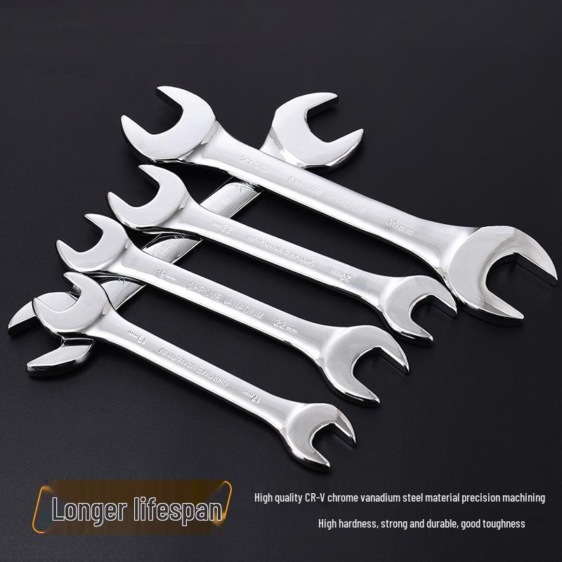 Dual-Head Allen Wrench Set - Rust-Proof Pearl Nickel Auto Repair Tool