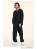 BE Men's Fashion | 2025 Autumn Oversized Round Neck Sweatshirt - European & American Trend, High-Quality, Basic Style, Washed Loose Fit