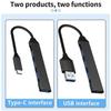 USB C HUB 30 20 Type C 4Port MultiSplitter Adapter For PC Laptop Android