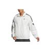 Adidas Color Block Retro Sports Jacket With Stand Collar Unisex Jacket Bright-White JI7535