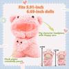 Cimoon Plush Toy Clothes (Clothes Only) 15cm 17cm Plush Doll Clothes Doll Outfit Cute Costume Dress Up DIY Accessory Doll Suit Jumpsuit Photo Path