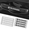 4 Pezzi Adesivi Maniglia Porta Auto Decalcomanie Specchietto Retrovisore Pneumatico Per Volkswagen GTI R-Line Polo T5 Golf Passat Scirocco Beetle Tiguan