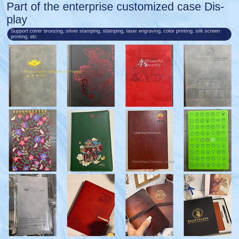 A5 Macron Color Notebook Customized Band Office Notepad Customized  Simple Student Diary
