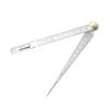Wedge Taper Ruler Stainless Steel Welding Taper Feeler Gauge Depth Ruler Hole Inspection For Measurement Tool 1-15mm Taper Gaug