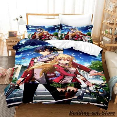 The Legend of Heroes Bettwäsche-Set, Einzelbett, Doppelbett, Queen-Size-Bett, King-Size-Bett, Bettbezug-Set für Erwachsene und Kinder, Anime-Parure de Lit