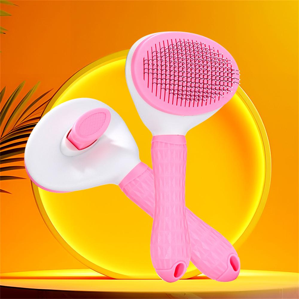 Pet Dog Brush Cat Comb Self Cleaning Pet Hair Remover Brush For Dogs Cats Grooming Tools Pets Dematting Comb Dogs Accessories