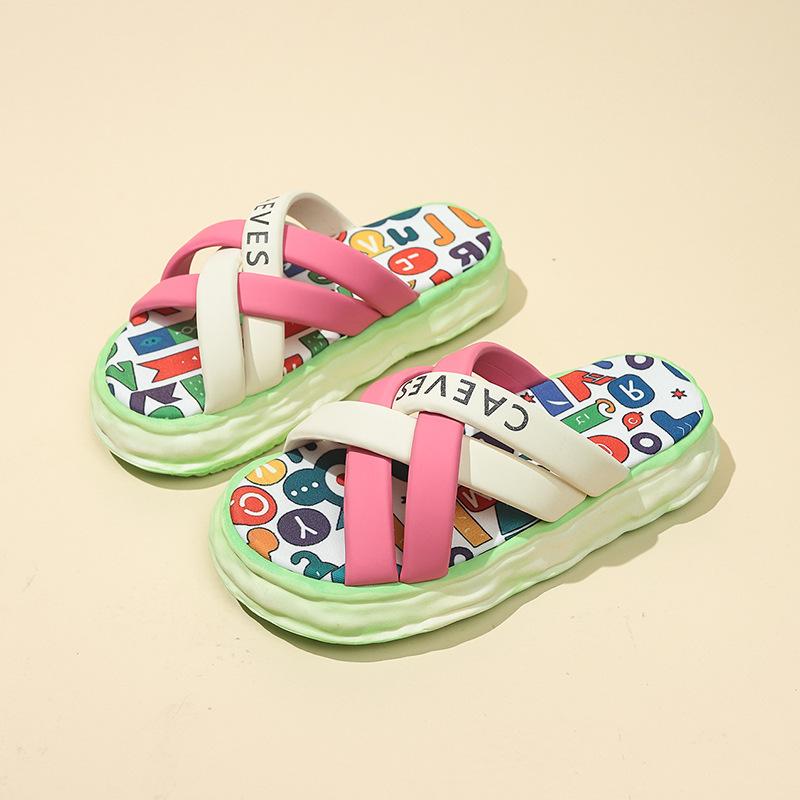 

Крутые шлепанцы на толстой подошве женские летние 2025 новые интернет-знаменитости супер огонь нишевые граффити пляжные сандалии ощущение наступания на дерьмо 35 бежевый