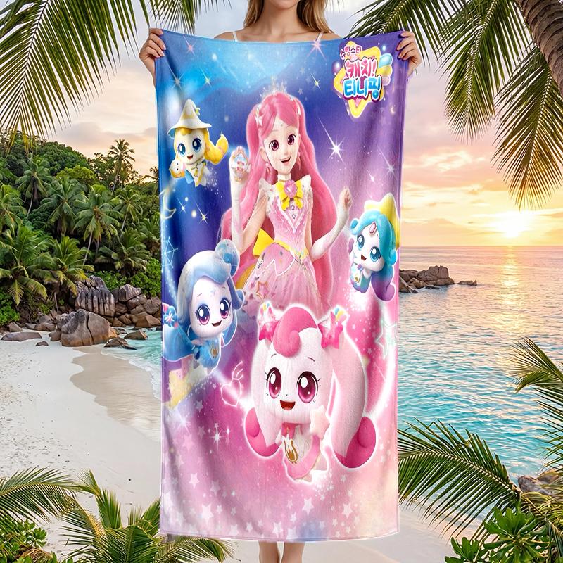 Magic Sweety Fashion Beach Towel: Ideal for Summer Adventures Soft, Absorbent and Quick Drying Suitable for Swimming and Bathing